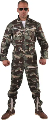 Produktbild von M215206-XXL camouflage Herren Piloten Kampfpilot Overall Gr.XXL