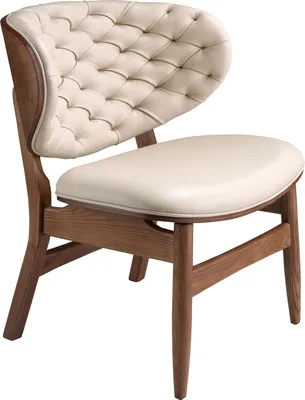 Produktbild von Kunstledersessel in Sand und Nussbaum 5141