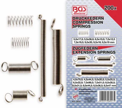 Obrázek produktu pro BGS technic Spring Assortment, 352 mm, 352 g