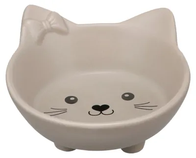 Image de Gamelle ronde en céramique pour nourriture et eau 180 ml