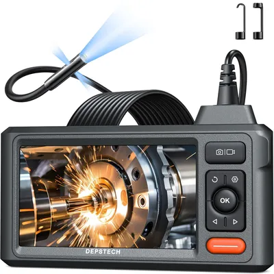 Obrázek produktu pro Endoskop - Kamera pro inspekci - 5palcový IPS displej - 5 m kabel - Tři čočky