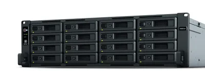 Produktbild von Synology RackStation RS4021xs+ - NAS-Server - 16 Schächte - Rack - einbaufähig - SATA 6Gb/s - RAID RAID 0, 1, 5, 6, 10, JBOD, 5 Hot Spare, 6 Hot Spare, 10-Hot-Spare, 1 Hot-Spare, RAID F1, F1 Hot Spare - RAM 16 GB - Gigabit Ethernet / 10 Gigabit Ethernet -