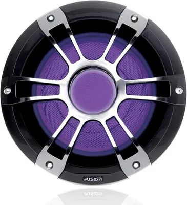 Zdjęcie produktu dla Fusion SG-SL102SPC 10″ Subwoofer Sports Chrome z podświetleniem CRGBW