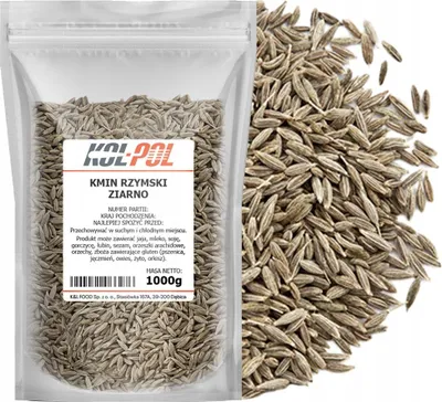 Zdjęcie produktu dla KMIN RZYMSKI ZIARNO 1kg Naturalny aromatyczny przyprawa jakość Kol-Pol