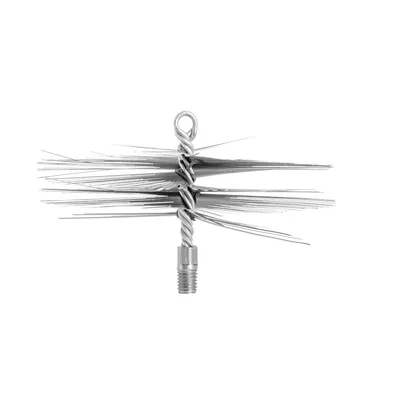 Produktbild von HOLZBRINK Kaminbesen für Schornsteinreinigung Ofenrohrbürste 225mm, Schornsteinbesen aus Federstahl M12, 1 Stück