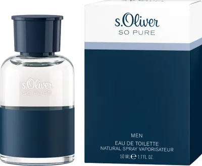 Produktbild von s.Oliver SO PURE Men Eau de Toilette, 50 ml: Parfüm Herren EdT Natural Spray
