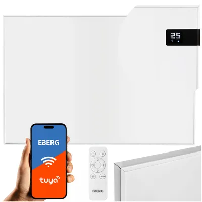 Zdjęcie produktu dla EBERG ROT 600 Panel grzewczy na podczerwień 600 W Wi-Fi Biały