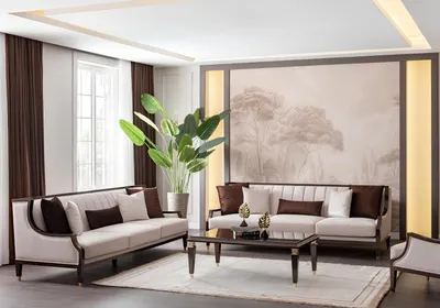 Produktbild von 3+3 Sitzer & Couchtisch – großzügiges & bequemes Sofa-Set
