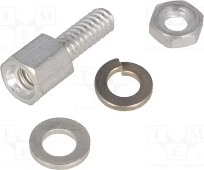 Immagine prodotto di 1 vite con testa a filetto, filettatura: 167501-2, connettore MDR, lunghezza filettatura: 7,9 mm
