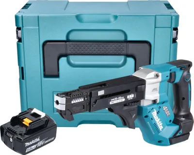 Image de Visseuse sans fil Makita DFR 552 T1J 18 V 25 - 55 mm Brushless + 1 batterie 5,0 Ah + Makpac - sans chargeur