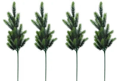 Produktbild von Kunstpflanze Tannenzweig 20 x 60cm 4 Stück