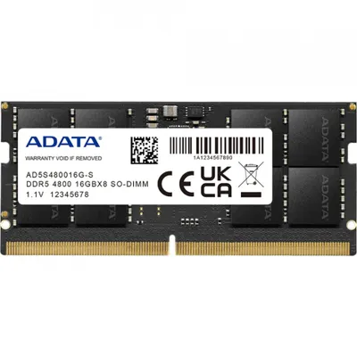 Immagine prodotto di Adata SO-DIMM 16 GB di memoria DDR5-4800 AD5S480016G-S