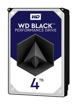 Produktbild von Western Digital Black, 4 TB, 7200 RPM, 256 MB, 3.5", Serial ATA III