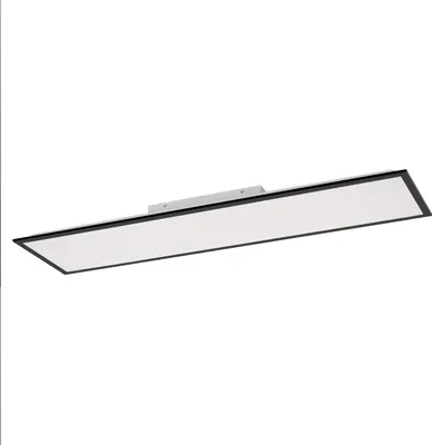 Produktbild von Selltec LED Panel Deckenlampe schwarz CCT warmweiß - kaltweiß Fernbedienung Wohnzimmer, Flur, Büro