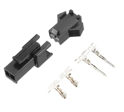 Produktbild von 50 Paare Stecker Buchse JST-SM Gehäuse Crimp Steckverbinder 2 polig 2,54mm