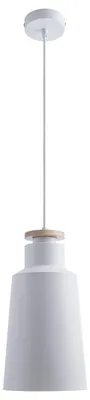 Produktbild von Pendelleuchte Hängelampe Esszimmer Küchenlampe Esstischlampe Skandinavisch E27 Lampentyp Design I Farbe Weiß-Holz