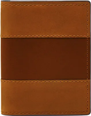 Produktbild von FOSSIL Leder Kartenetui Everett Card Case Bifold Medium Brown braun