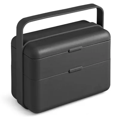 Produktbild von BLIM+ Create Bauletto - Lunchbox / Brotbox mit Besteck, dreifach unterteilt