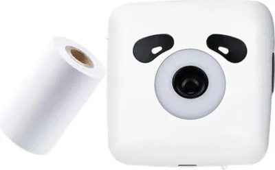 Zdjęcie produktu dla Vretti Tp6-S Mini Drukarka Termiczna Bluetooth Do Zdjęć Notatek Biała Panda