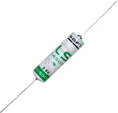 Produktbild von Lithium Batterie Saft LS14500 Mignon/AA 3,6Volt mit axialem Lötdraht