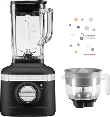 Produktbild von KitchenAid K400 Standmixer Saftpaket Gusseisen Schwarz