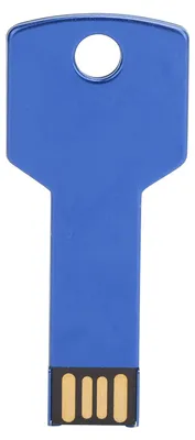 Produktbild von Blaues USB-Flash-Laufwerk in Schlüsselform, Plug-and-Play-U für Computer, Auto, 32 GB