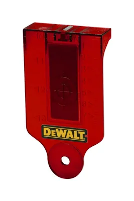 Produktbild von DeWALT Laser-Zielkarte DE0730-XJ rot - Zubehör für Laser mit roter Diode