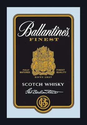 Image de KS239 Ballantines - Black Label - Miroir imprimé