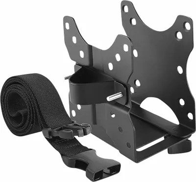 Produktbild von miniPC Halterung IB-MSA102-VM, für Monitorständer (schwarz, mit VESA 75x75 und 100x100)