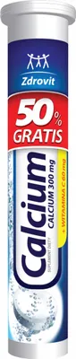 Produktbild von Zdrovit Kalzium + Vitamin C, 20 Brausetabletten, Mandarinenaroma