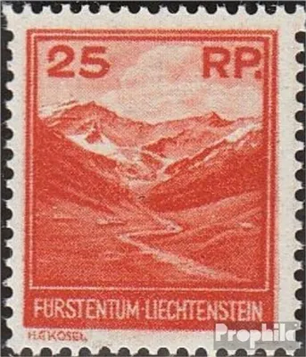 Produktbild von Briefmarken Liechtenstein 1933 Mi 119 gestempelt Freimarken