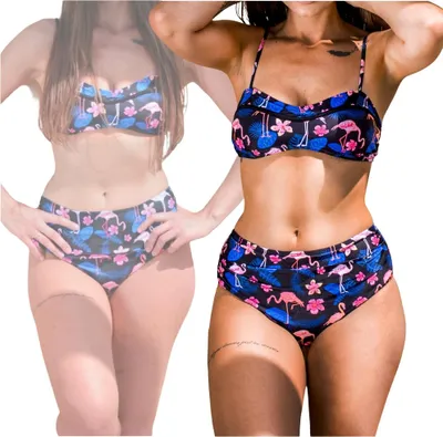 Obrázek produktu pro Zeštíhlující plavky plus size modelující kalhotky m