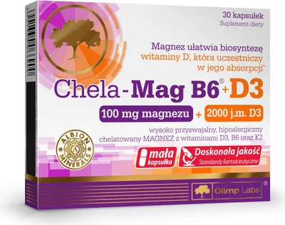 Obrázok produktu pre Suplement diety Chela-Mag B6 + D3