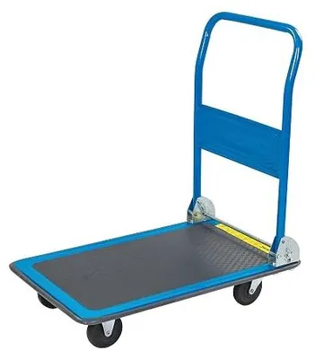Immagine prodotto di 675213 Carrello a piattaforma con maniglia pieghevole, portata 150 kg
