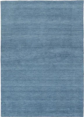 Zdjęcie produktu dla Dywan MY-RUG, Devi, 150x80, Ręcznie tkany wełniany dywan w kolorze niebieskim, cętkowany, czysta nowa wełna, naturalny wzór, prostokątny