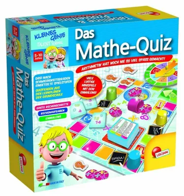 Obrázek produktu pro Lisciani DE66667 - Matematický kvíz naučit se počítat čísla školní výuková hra matematika základní škola