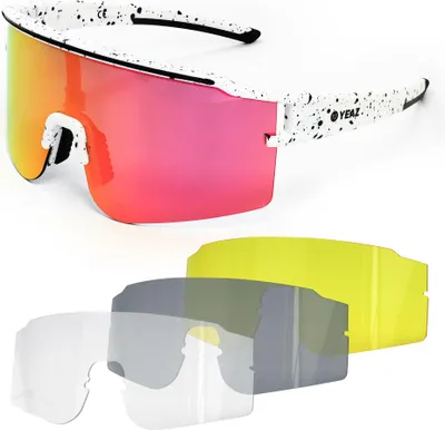Produktbild von YEAZ Sport-Sonnenbrille Weiß/Blau SUNTHRILL Set