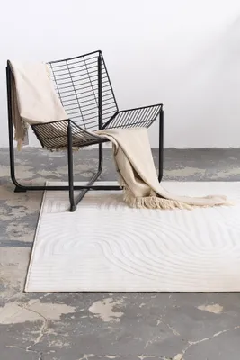 Produktbild von Tapiso Teppich HYGGE Modern Quadratisch Weiß Wohnzimmer 160 x 160 cm