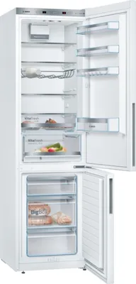 Image de Réfrigérateur combiné 60cm 343l blanc - Bosch - KGE39AWCA - série 6