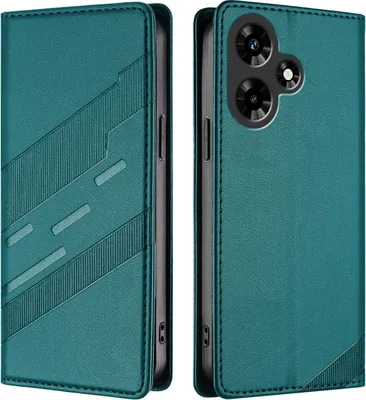 Obrázek produktu pro Pouzdro pro Infinix Hot 30i,Polyuretankožené peněženkové pouzdro s přihrádkou na karty a funkcí stojánku Grün