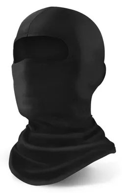 Produktbild von Sturmhaube Skimaske Balaclava Damen Herren UV-Schutz Winddicht Warm Schwarz Einheitsgröße
