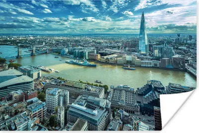 Produktbild von MuchoWow® Poster London - Skyline - England 30x20 cm - Plakate - Print