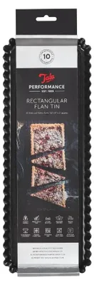 Produktbild von Tala Tarteform rechteckig 36,4 x 13,5 cm, Quicheform mit Hebeboden, Backform