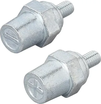 Produktbild von Batteriepolsatz, Zinkgewinde M8, Plus & Minus