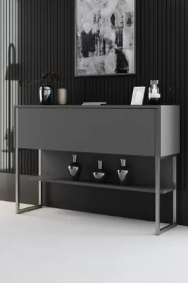 Produktbild von Skye Decor, Luxe - Silver, Anthracite, Kommoden, Silber, 120 x 80 x 30 cm