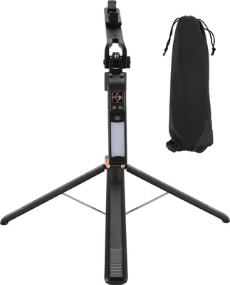 Obrázek produktu pro Automatický stabilizátor se sledováním obličeje pro kameru chytrého telefonu, 1,5 m, výsuvný držák telefonu, čtyřnožka s dálkovým ovládáním, plnicí světlo, selfie vlogování