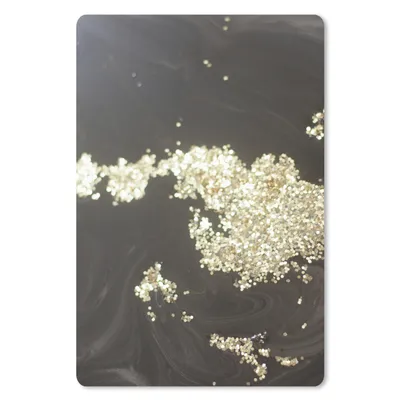 Produktbild von MuchoWow® Mauspad Mousepad Marmor - Schwarz - Gold - Luxus 40x60 cm - Mousepads - Maus Mat - Pad - Mausunterlage - Schreibtisch Accesoire