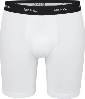 Produktbild von Phil Co. Berlin Herren Retro Boxer 4-Pack Long Boxer - Black + White - Größe M