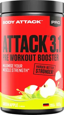 Produktbild von Body Attack Attack 3.1 – 600 g Green Apple