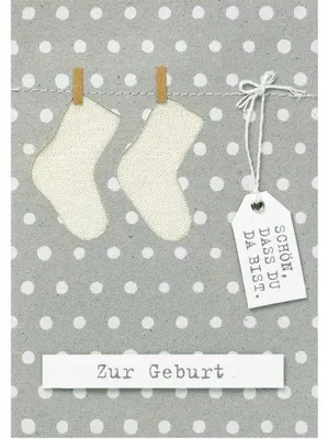 Produktbild von Räder Design Karte Glückwunsch Babykarte Zur Geburt